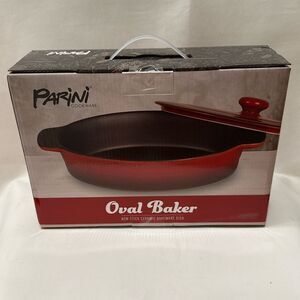 Parini Oval Baker Non-Stick Ceramic Bakeware Dish New In Box